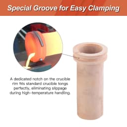 1kg 2kg 3kg Quartz Ceramic Crucible Cupel Bowl for Melting Gold Silver Copper Scrap Metal Casting Goldsmith Tool