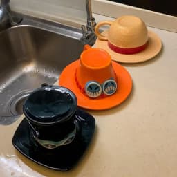 New One Piece Mug Ceramic Large Capacity Men'S Design Sense Water Cup For Home Use Road Flying Straw Hat Cup Desktop Decoration