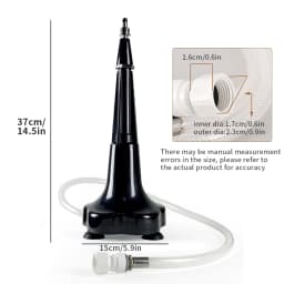 Portable Automatic Glass Wash Rinser Coffee Mug Cleaner - Home Kitchen Coffee Bar Cup Washer Cleaning Tool Accessory