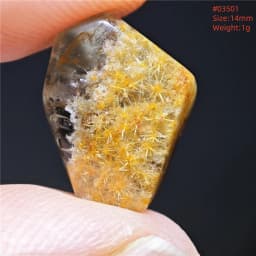 Natural Gold Rutilated Quartz Pendant Sun Flower Rutilated Quartz Jewelry Raw Material Love Women Brazil AAAAAAA