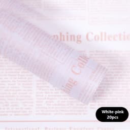 20 Sheets Vintage English Newspaper Thin Gift Wrap Paper - Floral Bouquet Wrapping Paper, Craft & Artwork Packaging Liner