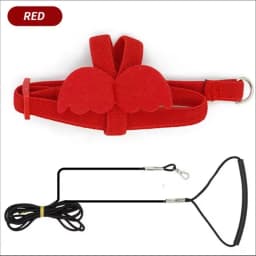 Parrot Training Harness Leash Set Anti-Bite Outdoor Flying Rope For Cockatiels Small Birds Supplies
