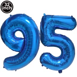 Blue Large Numbers Balloon 32 Inch 0 1 2 3 4 5 6 7 8 9 Birthday Digit Bachelorette Balloons Figure Golob Party Ballon Decoration