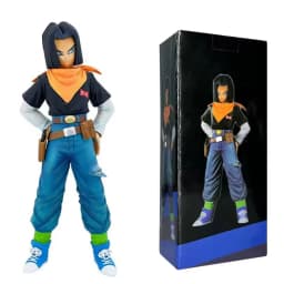 24CM Anime Dragon Ball Z Android 17 18 Figure Android 18 PVC Action Figures Collection Model Toys for Children Christmas Gifts