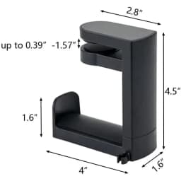 360° Rotating Headphone Stand Desktop Headset Holder Desk Hanger Hook Headphone Storage Hangin Organizer For PC Gaming Headset