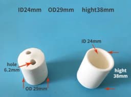 10PCS Ceramic Insulating Beads Ceramic Sleeve T-Casing Electric Heating Tube High Temperature Insulating Ceramic Plug