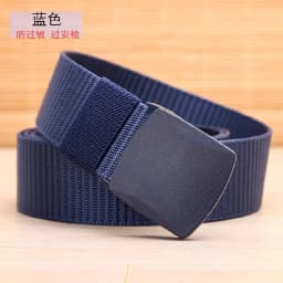 Automatic Buckle Nylon Men's Tactical Canvas Belts Premium Pants Sports Nylon Belts Black Blue Green