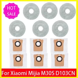 For Xiaomi Mijia M30S D103CN M40 X10+ X20+ X20 Plus X20 Max S20+ Replacement Parts Accessories Consumables Mop Cloth Dust Bag