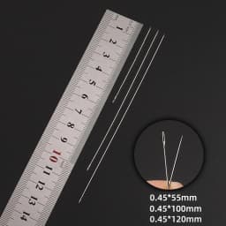 30pcs Metal Beading Needles For Beads Threading String Tambour/Jewelry Bracelet Necklace Making Pins Cord Tools Pins DIY Tool