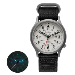 BERNY Full Titanium Watches for Men Outdoor Quartz Men's Field Wristwatch Super Luminous Sapphire Easy Read Watch
