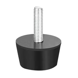4Pcs M8x30mm M10x20mm Male Thread Rubber Shock Mounts Conical Vibration Shock Absorption Mount Damper Anti Vibration Isolator