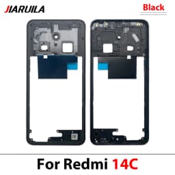 NEW Middle Frame Mid Housing Bezel Replacement parts For Xiaomi Redmi 13 13C 14C A5 Middle Frame
