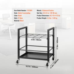 SucceBuy Blueprint Storage Rack Slots for Construction Plan Map Poster Architectural Blueprint File Holder for School Office