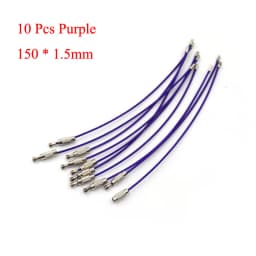 10pcs Multi Color stainless steel wire cable rope EDC luggage screw lock ring key keyring loop circle hang keychain chain tag