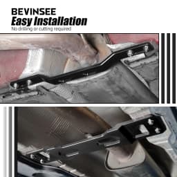 Centre&Rear Tunnel Brace for VW for Golf MK7 MK8,for Audi A3,for SEAT Leon 5F,for Skoda Octavia 5E,Replace 5Q0804421B, 5Q0802128