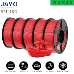 JAYO PLA Plus 3D Printer Filament 5 Rolls Filament PLA PLUS 23 Colors 1.75mm FDM 3D Printer Materials Support Free Combination