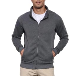 Autumn Men's Sweatshirts Jacket Man Without Hood Zip Coats Outdoor Sport Lightweight Long Sleeve Streetwear Slim Fit Cardigan