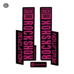 Front Fork Sticker for Rock Shox SID Road Bike MTB Race accessories decals Personalized Bicycle STICKER decoration