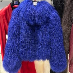YOLOAgain High Collar Real Mongolia Sheep Fur Jacket For Women 2025 Winter Coats Outerwear