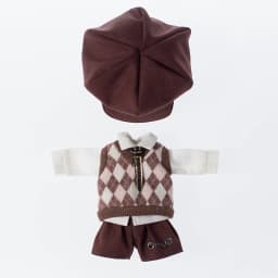 Ob11 Doll British Style Vest Set Doll School Uniform Doll Peaked Cap Accessories For Ymy, Nendoroids P9, 1/12 Bjd, Gsc, Molly