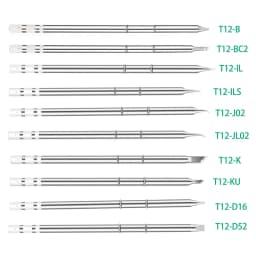 T12 Set Soldering Iron Tips Welding Tools T12-I ILS JL02 KU K BC2 D16 Electric Soldering Iron For Hakko FX951 Rework Station