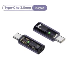 DAC USB Type C To 3.5MM Headphone Adapter USB C Male to 3.5 Jack Audio Converter for iPhone 15 Samsung Support Voice Call U Disk