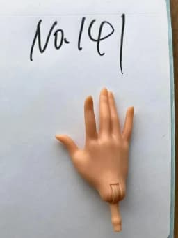 Monster Doll Replacements hands Slim Doll Colorful Hands Clear White Brown Green Purple Blue White Color Doll Parts