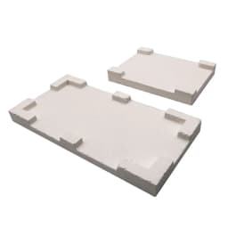 PHYHOO High Temperature Resistant Brick Heat Insulation Welding Plate Gold Silver Copper Welding Quartz Material Jewelry Tool