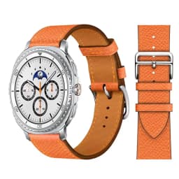 Band for Samsung Galaxy Watch 8/8 Classic/Ultra 2025 47mm 44mm 40mm 46mm Leather Wrist Belt Correa Bracelet Galaxy watch 8 Strap