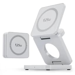 3 in 1 Qi2.2 25W Folding Wireless Charger For iPhone HUAWEI Samsung Portable Magnetic Wireless Phone Charging Station