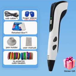 New 3D Pen 3D Printing Pen for Children 1.75mm PLA Filament DIY Drawing Birthday Christmas Gifts for Kids