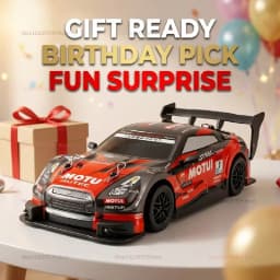 2.4G Remote Control Racing Car 1:24 Scale 4WD High Speed Drift RC Car 20KM/H Replaceable Tires Electric Hobby Toy for Boys Gifts
