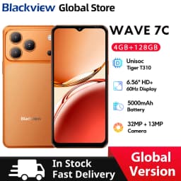 Blackview Wave 7C Smartphone 6.56 inch HD+ IPS Eye-Comfort Screen Display 5000mAh 64GB 128GB 32MP Camera AI CellPhone