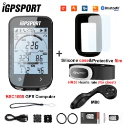 iGPSPORT BSC100S ANT+ GPS Odometer Cycling Bike Computer Riding Wireless Speedometer Support Powermeter 2.6 Inch large screen