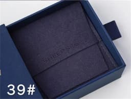 SheepSew Elegant Personalized Jewelry Packaging Set Custom Deboss Embossed Logo Drawer Box With Soft Suede Pouch For Wedding Bir