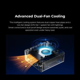 GMKtec K15 Mini PC Intel Core Ultra5 125U AI Barebone NO RAM NO SSD NO OS Support DDR5 NPU WIFI6E BT5.2 Desktop Gaming Computer