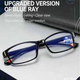 Classic HD Reading Glasses, Ultra-Light High Definition Anti-Blue Light Eyewear for Daily Use Lightweigh and Durable