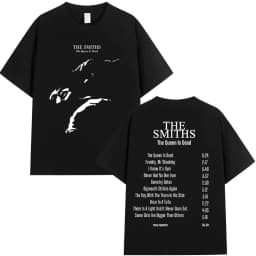 The Smiths The Queen Is Dead T Shirt 1980's Indie, Morrissey Oversized T-shirt Vintage Punk Rock Band T-shirts Streetwear Unisex