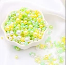 150Pcs Mix Size 3-8mm Beads With Hole Colorful Pearls Round Acrylic Imitation Pearl for DIY Jewelry Making Necklace Bracelet