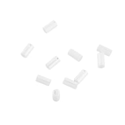 10Pcs 7mm Fiber Optic Laser Sleeve Visual Fault Locator Ceramic Tube Replacement Repair Accessories