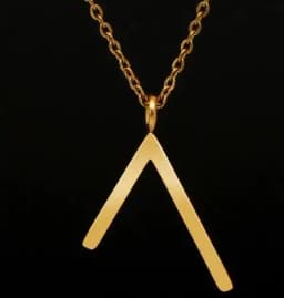customer women rune necklace style