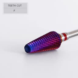 HYTOOS Purple Tornado Bit 3/32 Carbide Nail Drill Bits Milling Cutters For Manicure Remove Gel Electric File Accessories