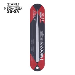 Tweezer QIANLI MEGA-IDEA 7-SA Bent Tip 0.15mm 00-SA Non-Magnetic Stainless Steel Short Pointed SS-SA Long Pointed Repair Clip