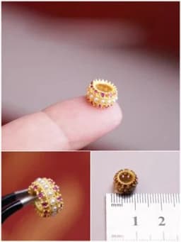 1/12 Doll Mini Jewelry Miniature Food Play Simulation Western Dowry Jewelry/Gems/Bracelets/Rings/Necklaces Doll Accessories