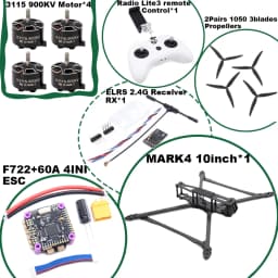 BCUBE MARK4 V2 8/9/10inch F722 Flight Control 45/60A 4INI ESC Rack Drone FPV Carbon Fiber PV Racing Drone Quadcopter Freestyle