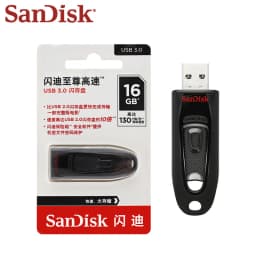 SanDisk Ultra USB 3.0 Flash Drive 16GB 32GB 64GB 128GB 256GB 512GB CZ48 High Speed Pendrive Mini U Stick USB Memory Stick