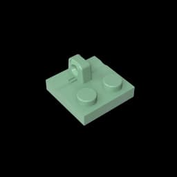 Gobricks GDS-825 Hinge Plate 2 x 2 Locking with 1 Finger on Top compatible with lego 92582 pieces of children's DIY