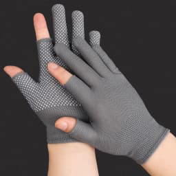 Non-slip Nylon Gloves for Safety Work Outdoor Cycling Breathable Half Finger Gloves Mittens Men Fingerless Touchscreen Gloves