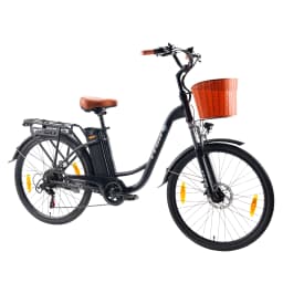TTGO YY-26ST Electric Bike 26 Inch E-bike 36V14.5 Ah Battery,City Bike 60-75 km Electric Bicycle with Basket EBike for Men Women