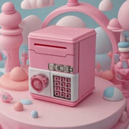 Mini smart password piggy bank ATM children's creativity can only enter but not exit piggy bank toys holiday gifts